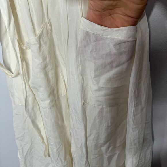 Madewell ivory midi dress size 0 - Picture 9 of 10